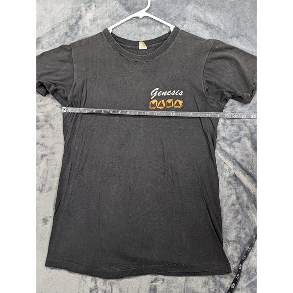 VTG Genesis Concert Shirt Mens LG '83 '84 Tour Single Stitch Classic Rock Black - Picture 13 of 15
